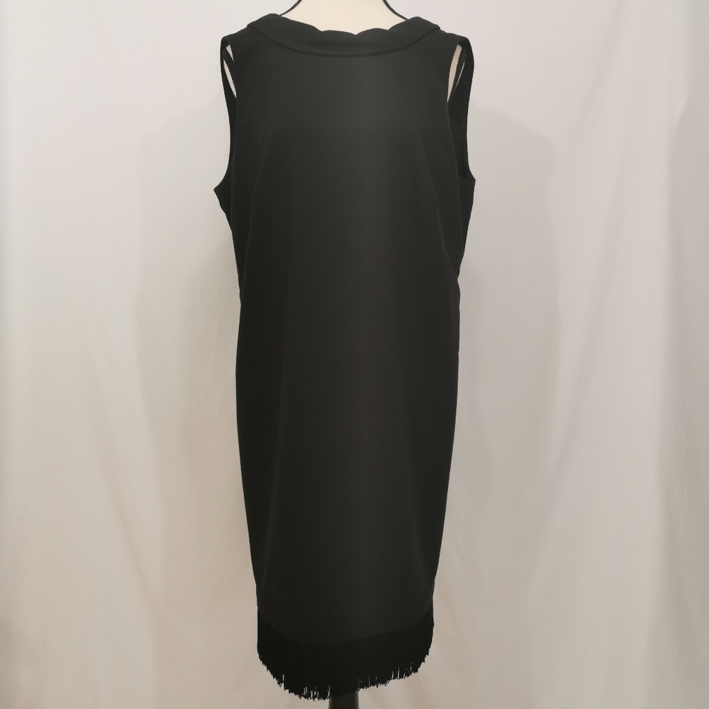 NWT Ann Taylor Factory Sleeveless Black Dress - Sz 14